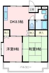 クレスト狭山の物件間取画像